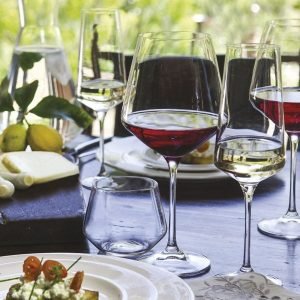 Verres de table Fady, matière cristallin, loué par lot de 3