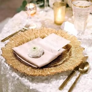 Assiettes de présentation Raynat Or