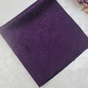 Serviettes de table couleur violet