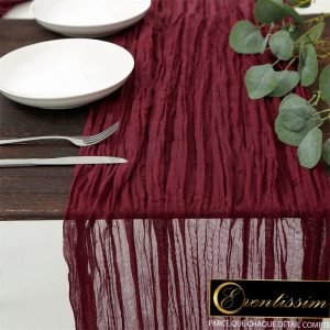 Chemins de table fluide tendance
