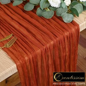 Chemins de table fluide tendance