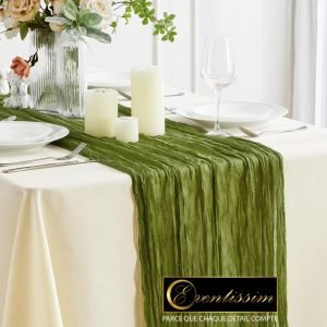 Chemins de table fluide tendance